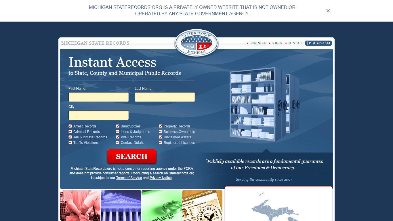 Michigan State Records | StateRecords.org